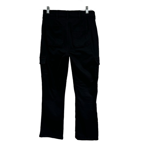 EVEREVE Larissa Cropped Cargo Pants Women's Size 25 Black #64843 Casual Stretch - Picture 3 of 13